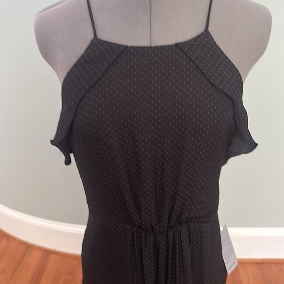 NSR ruffle neckline sleeveless jumpsuit size large - Picture 4 of 8